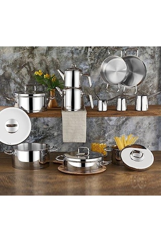 Aryıldız Vento Prestıge Çelik Ideal Set