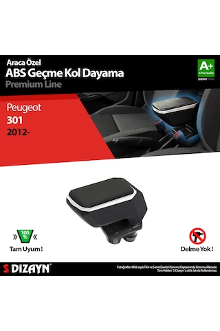 S-Dizayn Peugeot 301 Kol Dayama Kolçak Geçmeli ABS Gri 2012 Üzeri