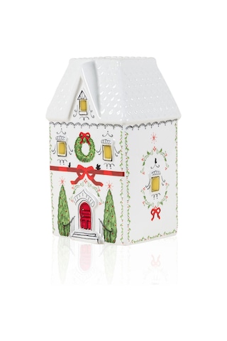 The Mia Dekoratif Led Işıklı Yılbaşı Evi 11x9x18 Cm 1 Adet