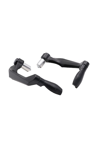 Evrensel Motosiklet Fren Kornası Koruma Çubuğu Sap Koruyucusu Siyah Çift