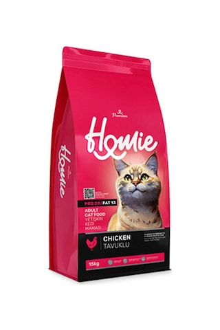 Homie Pro 28 Tavuklu Yetişkin Kedi Maması 15 KG Homie Pro 28 Tavuklu Yetişkin Kedi Maması 15 KG