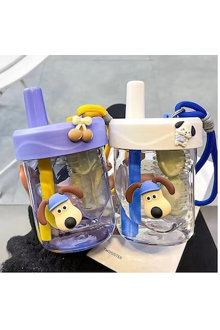 Xinxin Yazlık Yüksek Görünümlü Taşınabilir Pipetli Bardak