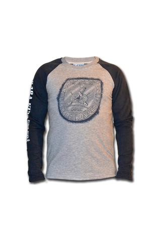 Kara Kuvvetleri Kadın Uzun Kollu Sweatshirt - Gri