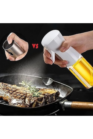 Orret Home Sprey Yağdanlık Cam Şişe Yağ Püskürtücü 225 Ml Airfryer Kızartma Izgara Salata İçin Yağlı Sku: Smg8690010521378 Diğer
