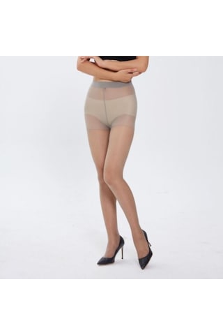 Mistirik Sorano Model Fit Sıkılaştıran Ince Çorap Külotlu Çorap Gri Renk Grey