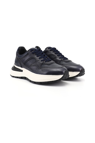 Gönderi(R) Gönderi R Erkek Lacivert Antik Bağcıklı Hakiki Deri Comfort Sneaker Ddma80338314