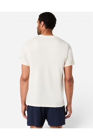 Asics Asıcs Logo Graphıc Tee Erkek Bej Kısa Kollu Tshirt 2031f334-100