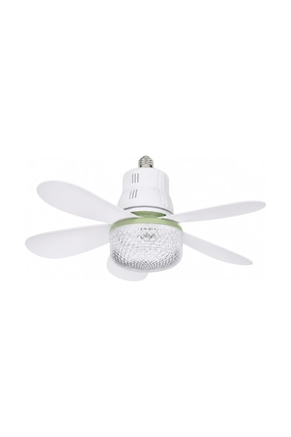 E27 Duylu Tavan Fanı Ve Led Aydınlatma, 520mm, 30w, 3 Kademeli Hız, Uzaktan Kumandalı, Sessiz Çalışma