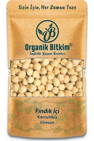 Organik Bitkim Kavrulmuş Giresun Fındığı 250 G