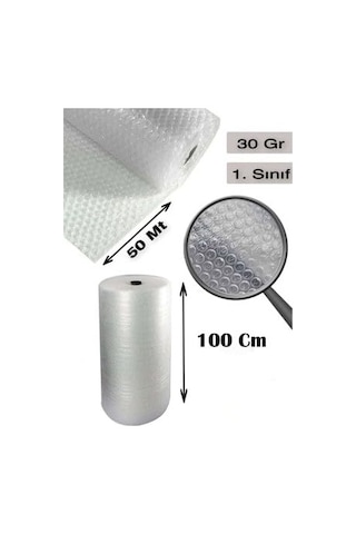 100x50 30 Gr Balonlu Naylon Patpat Naylon Açık Indigo
