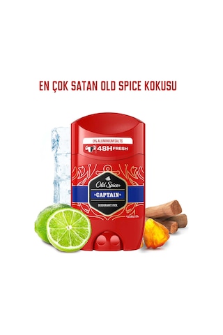 Old Spice Captain 48H Erkek Stick Deodorant 50 ML