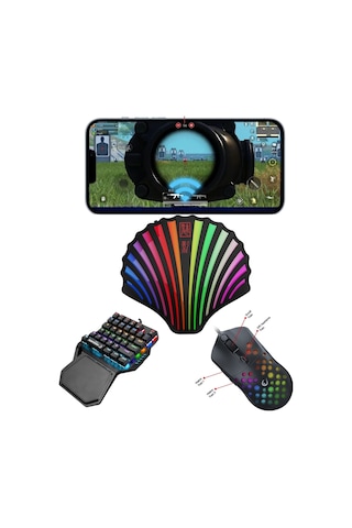 KuGamer M4 Pro Süper Üçlü Seti - 2000hz Pubg Mobile Klavye Mouse Akıllı Konsol Dönüştürücü