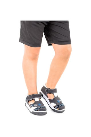 Kiko Kids Erkek Çocuk Günlük Ayakkabı Arz 2322 Gri
