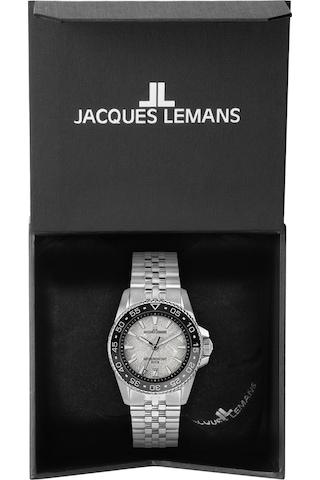 Jacques Lemans 1-2205l Lıverpool Dıver Erkek Kol Saati Gümüş - Siyah