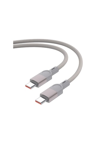Zore Zr-44 Type-c To Type-c Pd 100w Örgü Tasarımlı Hızlı Şarj Özellikli Data Ve Şarj Kablosu 1m