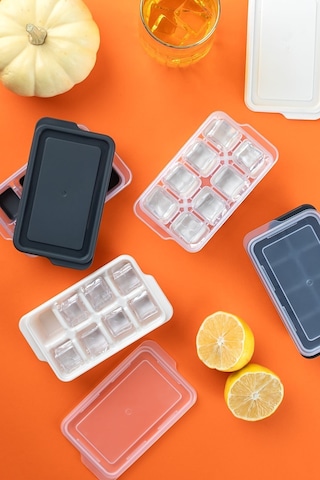 16015 2 Li Mini Bpa Içermez Yapışmaz Silikon Bas Çıkar Buz Kalıbı- Silikon Buz Kalıbı Buzluk Silikon Diğer