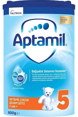 Aptamil 5 Çocuk Devam Sütü 800 G 2 Yaş+ Akıllı Kutu