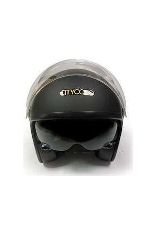 Kask Mat Siyah Çift Vizörlü Stil Terletme Yapmaz Pedler Diğer
