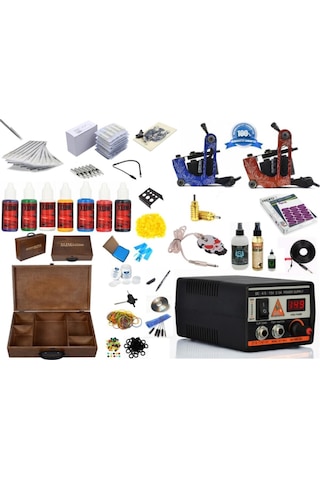 Xl-1299 Bluered Çantalı Dövme Seti-131167