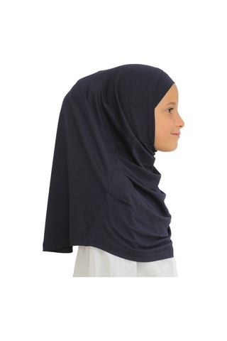 Çocuk Hazır Giyim Başörtüsü Şal Turban Viskon - Lacivert Lacivert