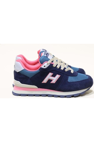 Hammer Jack Peru Lacivert Coral Kadın Hakiki Deri Sneakers Ayakkabı Lacivert