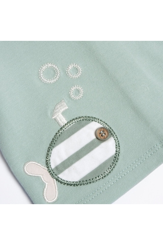 Chicco Takım / T-shirt+pantalon 09073866000000 000051 Lıght Green Açık Yeşil