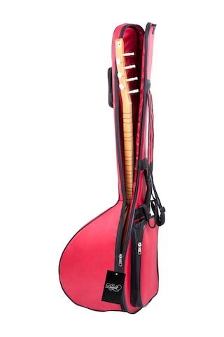 Bağlama Saz Kılıfı Yüksek Korumalı Soft Case Donizetti Kırmızı