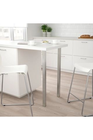 Ikea Beyaz Sağlam Yemek Masası - Ayak