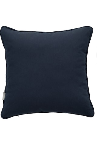 Mudo Home Marin Fısh Nakışlı Kırlent Beyaz Lacivert 50x50 Cm