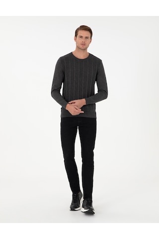 Pierre Cardin Erkek Antrasit Melanj Kazak /triko 50300531-vr081 Antrasit Melanj