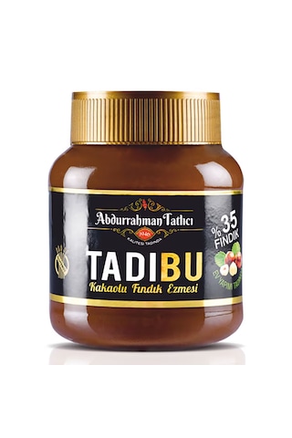 Abdurrahman Tatlıcı Tadıbu Kakaolu Fındık Ezmesi 330 G Abdurrahman Tatlıcı Tadıbu Kakaolu Fındık Ezmesi 330 G