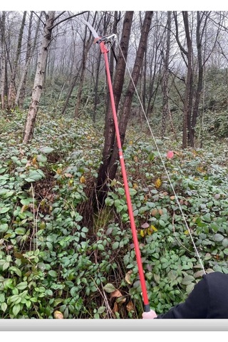 Meşem Yüksek Dal Budama Makası Testereli + Saplı