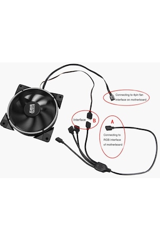 Alfais 4376 RGB Şerit 4 Pin LED Çoklayıcı Splitter Tek Kumanda 4 Çıkış