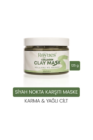 Royues Leke Ve Siyah Nokta Giderici Kolajen Kil Maskesi 125 G