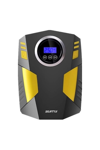 Araç Hava Lastik Şişirme Kompresörü Göstergeli Oto Lastik Pompası