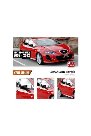 Otoçizgi Seat Leon Mk2 2009-2012 Batman Yarasa Ayna Kapağı 2009 - 2012 N11.3362 Otoçizgi