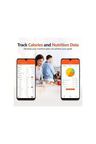 Honeybeeshop Beyaz 1 Adet Akıllı Dijital Gıda Tartısı Besin Hesaplayıcılı Usb Şarj Edilebilir 0 1oz 9 98kg Diyet Yönetimi Aracı Modern Mutfak Tartısı Beyaz