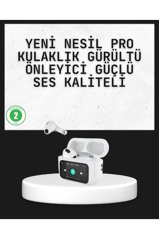 Akıllı Sensörlü Su Geçirmez Bluetooth Kulaklık Güçlü Batarya Ve Bass Model
