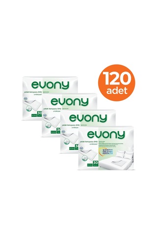 Evony 60 x 90 CM Yatak Koruyucu Örtü 30'lu x 4 120 Adet