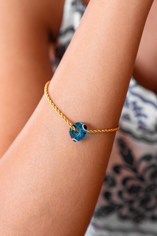 Zarif Halat Altın Bileklik Sarı Altın