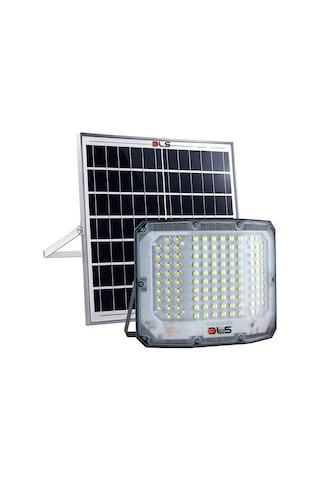 Dls 650w Güneş Enerjili Solar Led Projektör Harici Solar Panelli, 5 Metre Kablolu, Hareketli Konsollu 505-650