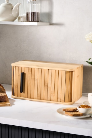 Karaca Pamir Bambu Ekmek Kutusu Kahverengi