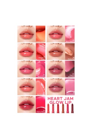 Perıpera Heart Jam Glow Lip 9cherry Filling Lucky Lottery 9
