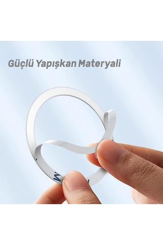 Metal Magsafe Halka Yüzük Ring İphone 8 Üstü Model İle Uyumlu Lvrng Sku: Smg8690010124432