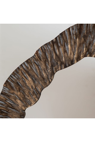 Mudo Home Toledo Duvar Aynası 80x76cm Kahverengi