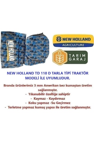 New Holland Td 110 D Tarla Tipi Traktör Kılıfı Branda - Kaporta Kılıfı Ve Koltuk Kılıfı