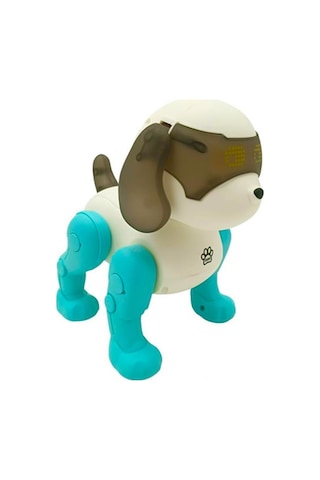 Ctoy Işıklı Sesli Dans Eden Robot Köpek Mavi 1112 Köpek