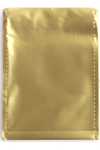Ağzı Bantlı Metalize Hediye Paketi Altın 7x9cm 50'li Ağzı Bantlı Metalize Hediye Paketi Altın 7x9cm 50'li
