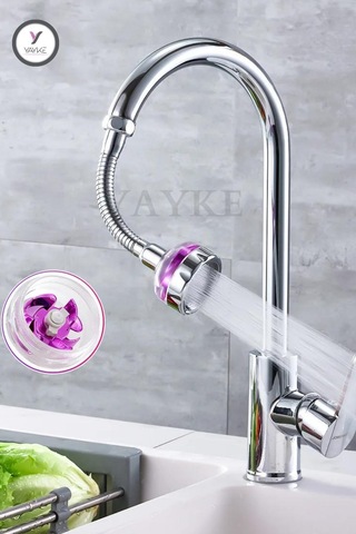 Yayke Pervaneli Flex Su Tasarruflu Mutfak Lavabo Musluk Başlığı