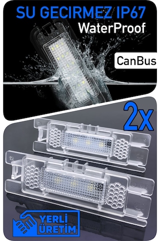 Fıat Tipo Sedan Hatchback Kombi Canbus Led Plaka Aydınlatma Ledi Lambası